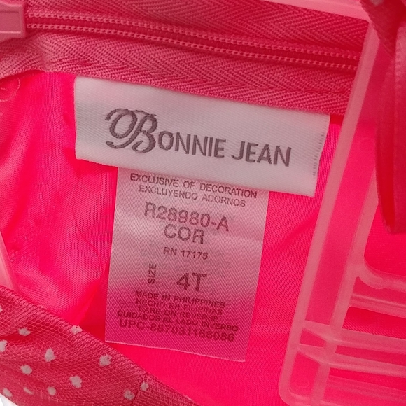 Coral color spring dress - Picture 3 of 5